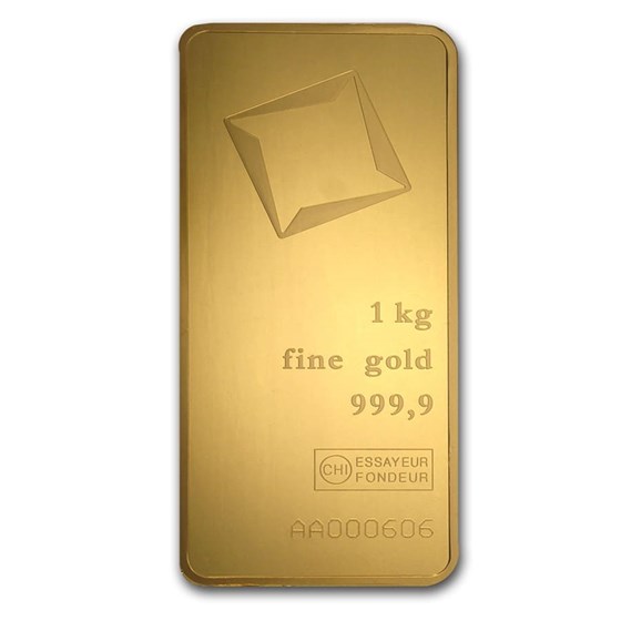 1000 gram Gold Bar - Valcambi (Pressed w/Assay) 1000 gram Gold Bar - Valcambi (Pressed w/Assay)
